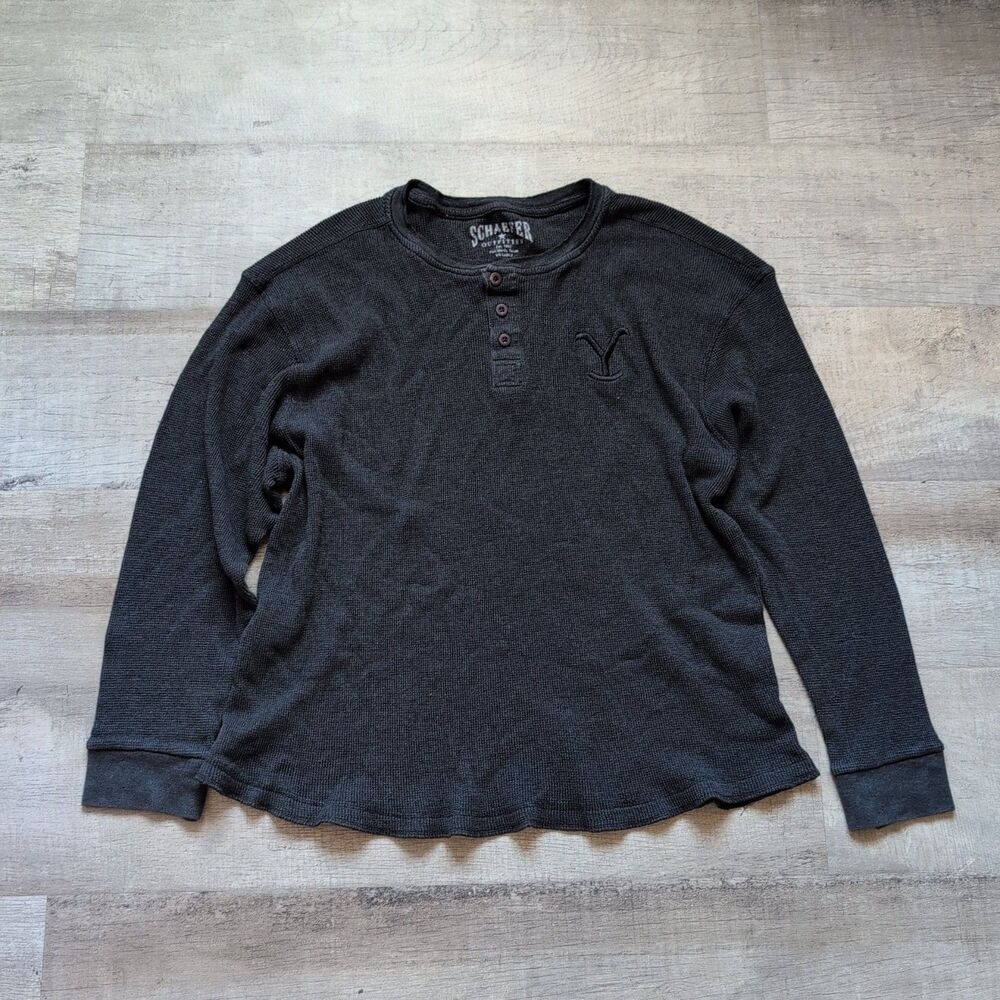 Schaefer Outfitter Pullover Sweatshirt Mens XXL Gray